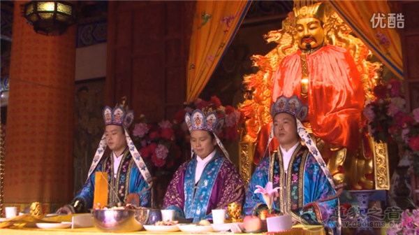昆明真庆宫财神像开光法会全真青玄济炼铁罐施食（中）