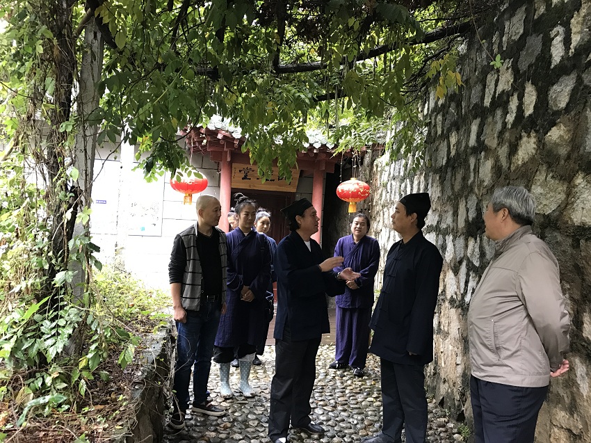 西安市道协会长刘世天道长走访终南山部分道观