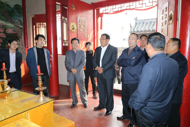 山东省民间信仰调研组到滕州东沙河镇调研
