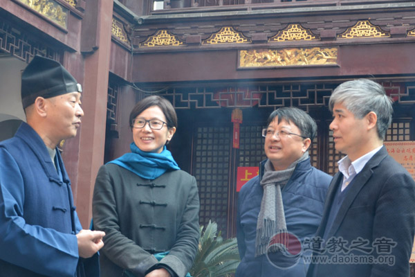 上海黄浦区领导到白云观检查消防安全工作