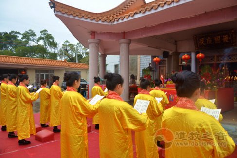 广东陆丰福山妈祖文化园举行祈福表演活动