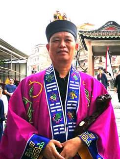 罗浮山冲虚古观住持赖保荣道长