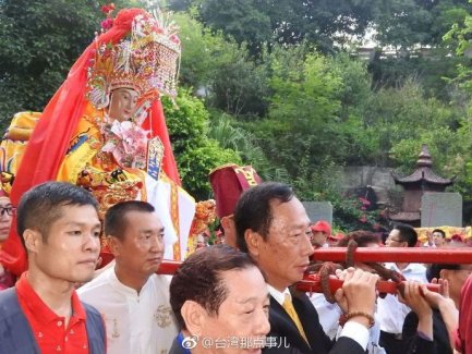 福建省莆田市湄洲岛妈祖圣像到台湾多地巡安