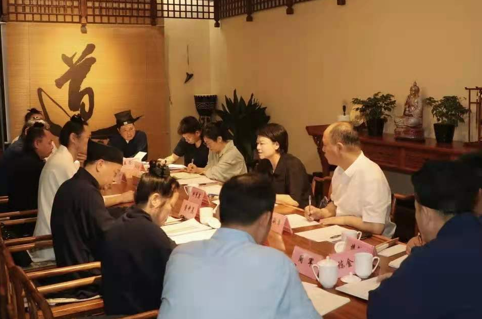 浙江省民宗委党组书记鲍秀英到省佛协、省道协调研